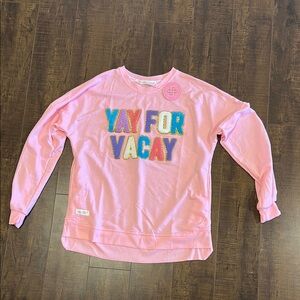 Pink 'Yay for Vacay' Sweatshirt